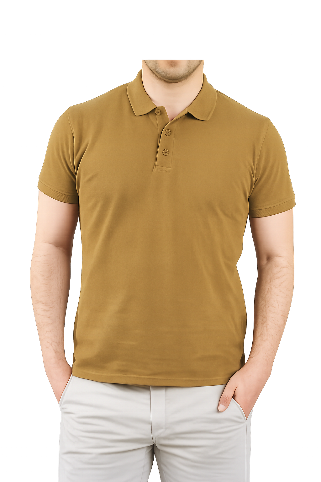 Men’s Mustard Polo Shirt