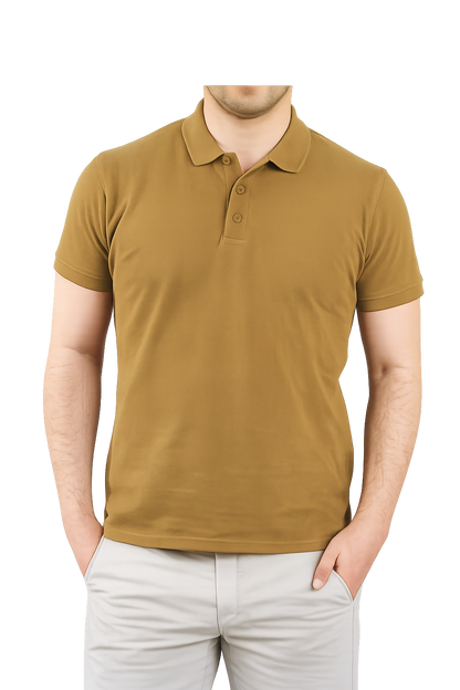 Men’s Mustard Polo Shirt